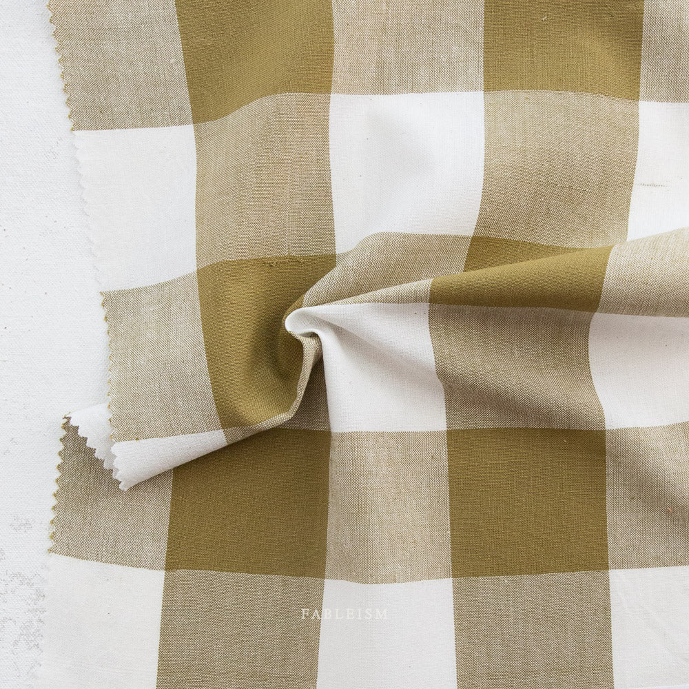 Large Camp Gingham in Moss
