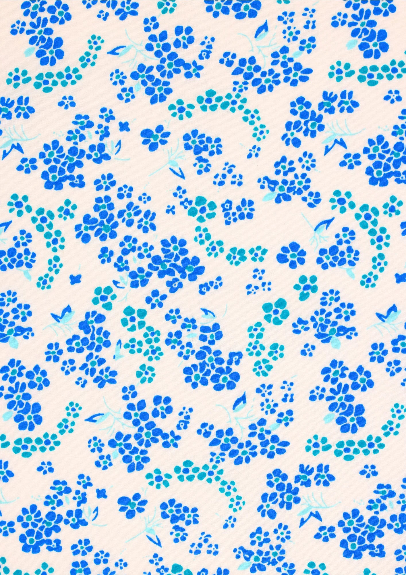 Petit Pan Printed Cotton – Hanako in Ivory