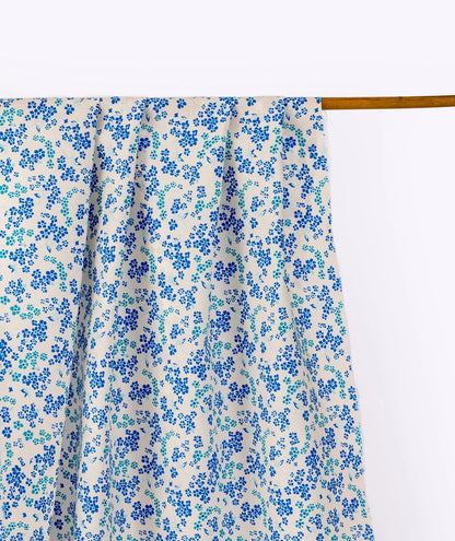 Petit Pan Printed Cotton – Hanako in Ivory