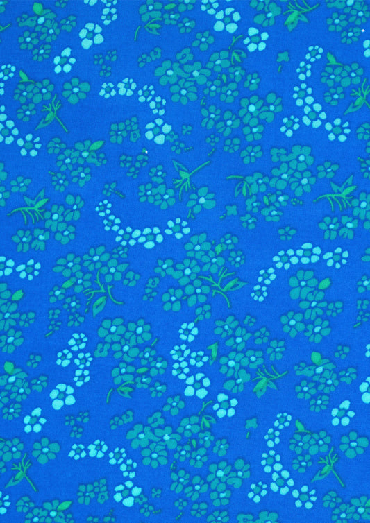 Petit Pan Printed Cotton – Hanako in Blue