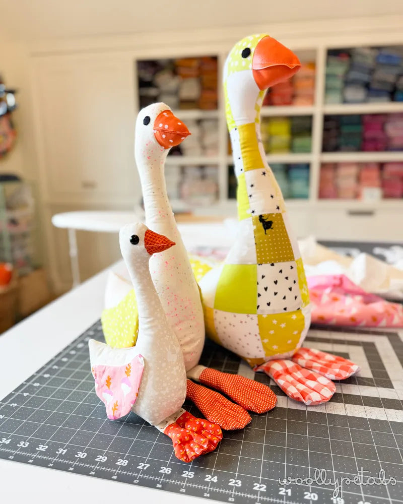 Silly Goose by Woolly Petals — Stuffed animal goose pattern