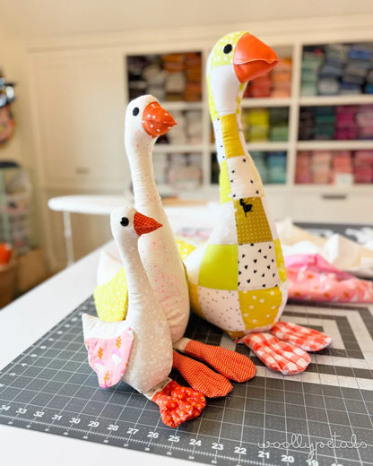 Silly Goose by Woolly Petals — Stuffed animal goose pattern