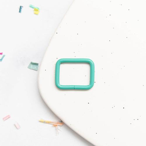 1" Rectangle Ring Hardware - 2 pack