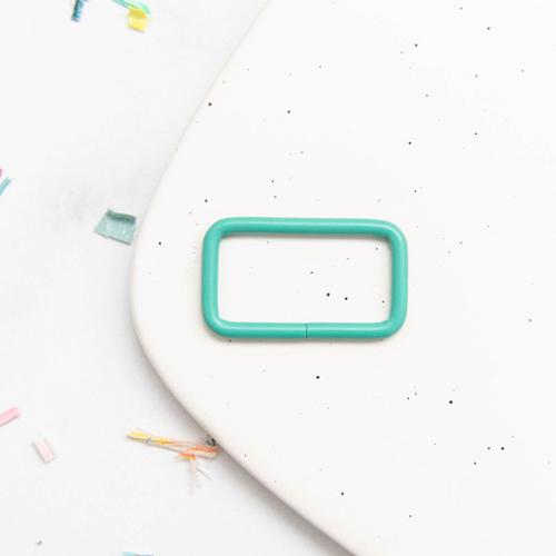 1.5" Rectangle Ring Hardware - 2 pack