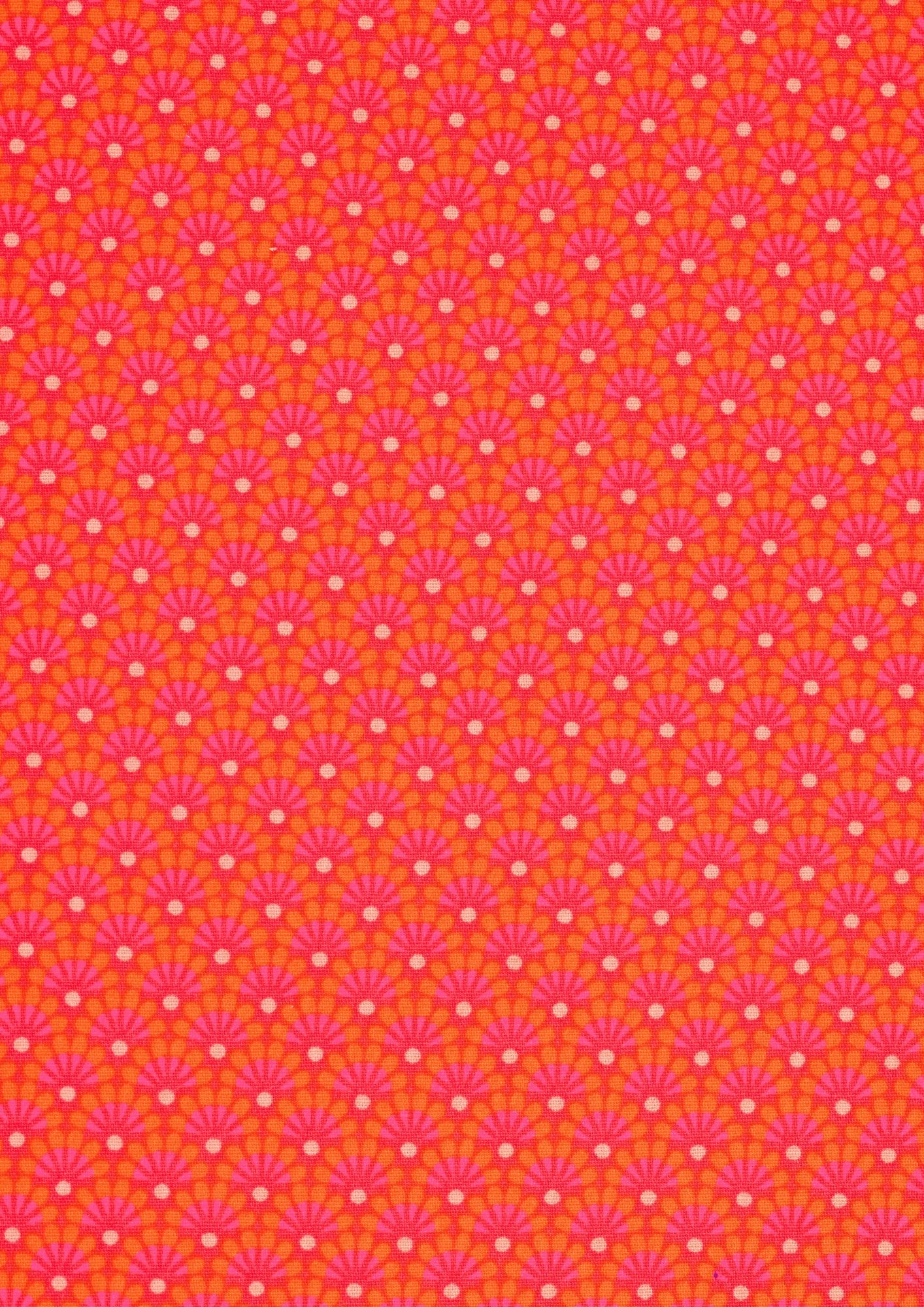 Petit Pan Cotton Coupon - Zazen in Tangerine