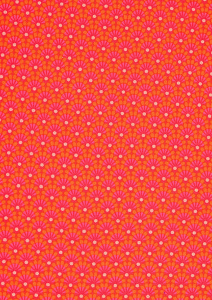Petit Pan Cotton Coupon - Zazen in Tangerine